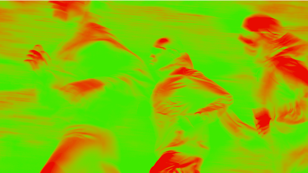 Runners in green